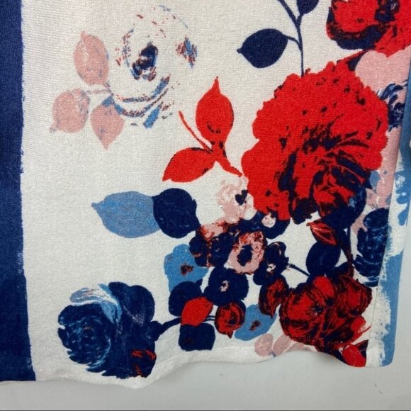 Anthropologie Maeve Floral Knit Bell Sleeve Bohemian Dress XS Anthousai Hippie - Picture 9 of 15